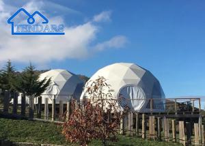 China Outdoor Custom Luxury Camping PVC Living Room Glamping Dome Resort Tent wholesale