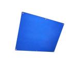 OEM Automotive Stamping Parts , Laser Cutting Aluminium Plate Blue Anodizing