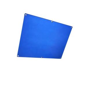 China OEM Automotive Stamping Parts , Laser Cutting Aluminium Plate Blue Anodizing wholesale
