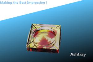 China cristal ashtray/ashtray/glass ashtray/cigarette gift/maple leaves ashtray wholesale