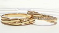 China A Braided Texture OEM Men17.5 Rose Gold Promise Ring wholesale