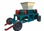 Mobile Scrap Metal Shredder / Waste Tyre Shredder Machine Silent Design