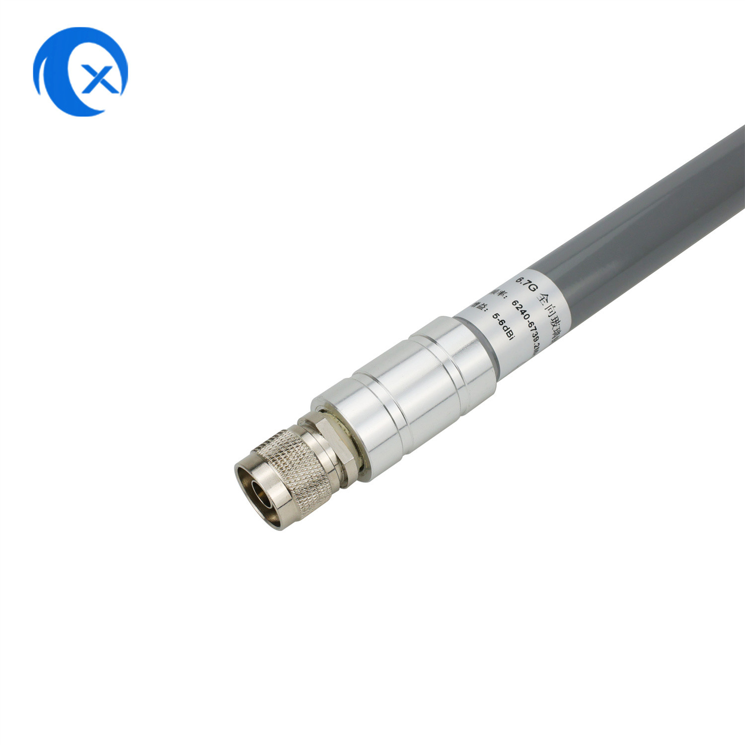 6.7G Omnidirectional Fiberglass Ultra Wideband Antenna With N Male Connector