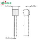 3C Digital CRZ Film Chip PT1000 Platinum Thermistor