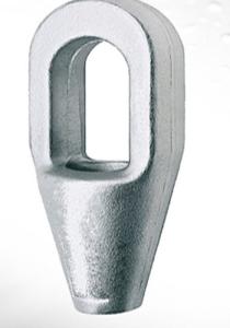 China G417 Wire Rope Grooved Closed Spelter Socket Hot DIP Galvanized wholesale