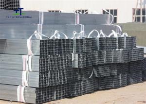 China Carports Hot Rolled Galvanized Steel Square Tubing 6M / 12m Cut To Size Customized wholesale