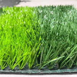 China Cesped Green Artificial Soccer Grass 40mm Height Reinforced wholesale