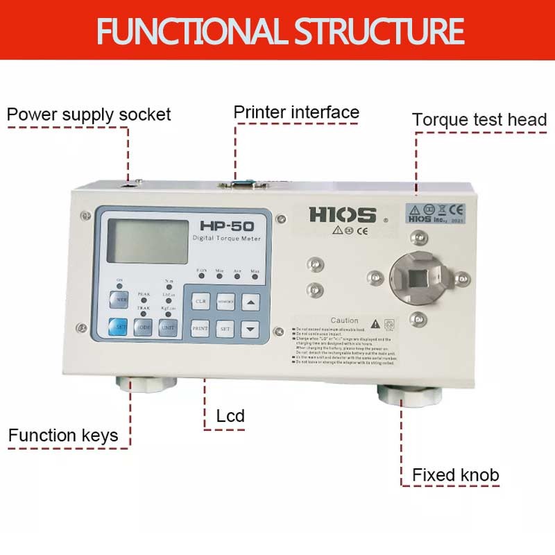 Digital Torque Meter HP-50 Digital Torque Meter for Electric Screwdriver Motor Torsion Tester