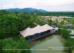 Triple Top Luxury Glamping Tents For Hotel Restaurant Temperature Resistance