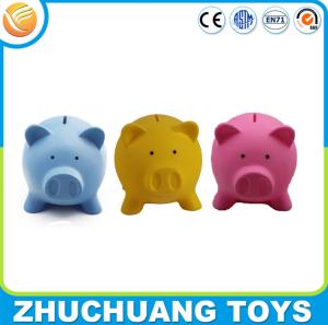 China wholesale kids plastic cheap unbreakable pig piggy bank wholesale