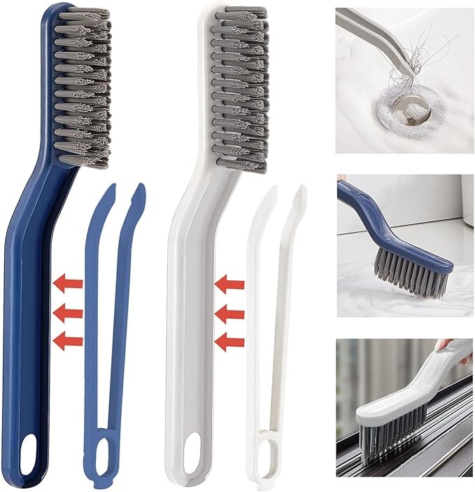 Crevice Gap Cleaning Brush Hard Bristle Brushes Cleaning Bathroom Suitable Kitchen Surfaces Windows Groove Tiles Faucets