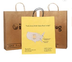 China SGS Recyclable Offset Printing Kraft Paper Bags wholesale