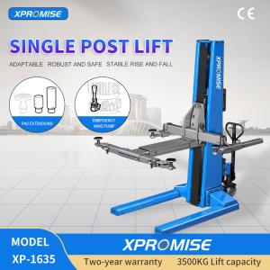 China Hydraulic Cylinder Single Post Car Lift for Home Garage wholesale
