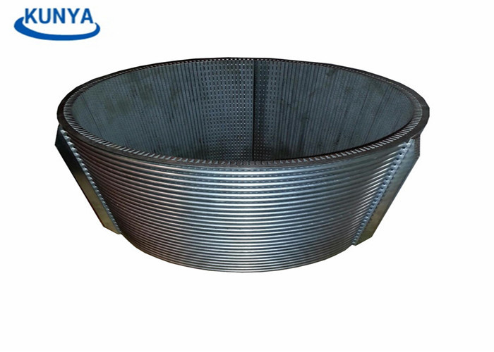 316L Johnson Wedge Wire Screen Basket Hastelloy Filter Strainer