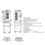 10KVA-40KVA Rated Capacity Visench Galleon ll 3 Phase Tower UPS for Data Center