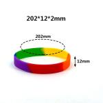 Customized Solid Silicone Wristbands For Advertising Personalized Silicone