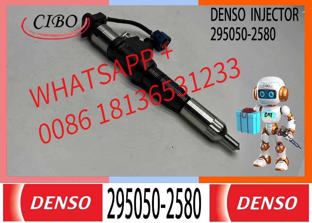 Diesel Common Rail Fuel Injector 295050-2580 23670-E0221 For Hino Truck Engine