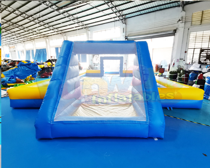 Blow Up Soccer Field Inflatable Football Pitch 12x6x2 meter