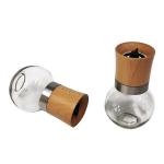 201g 124mm 6oz 170ml Wooden Glass Pepper Grinder
