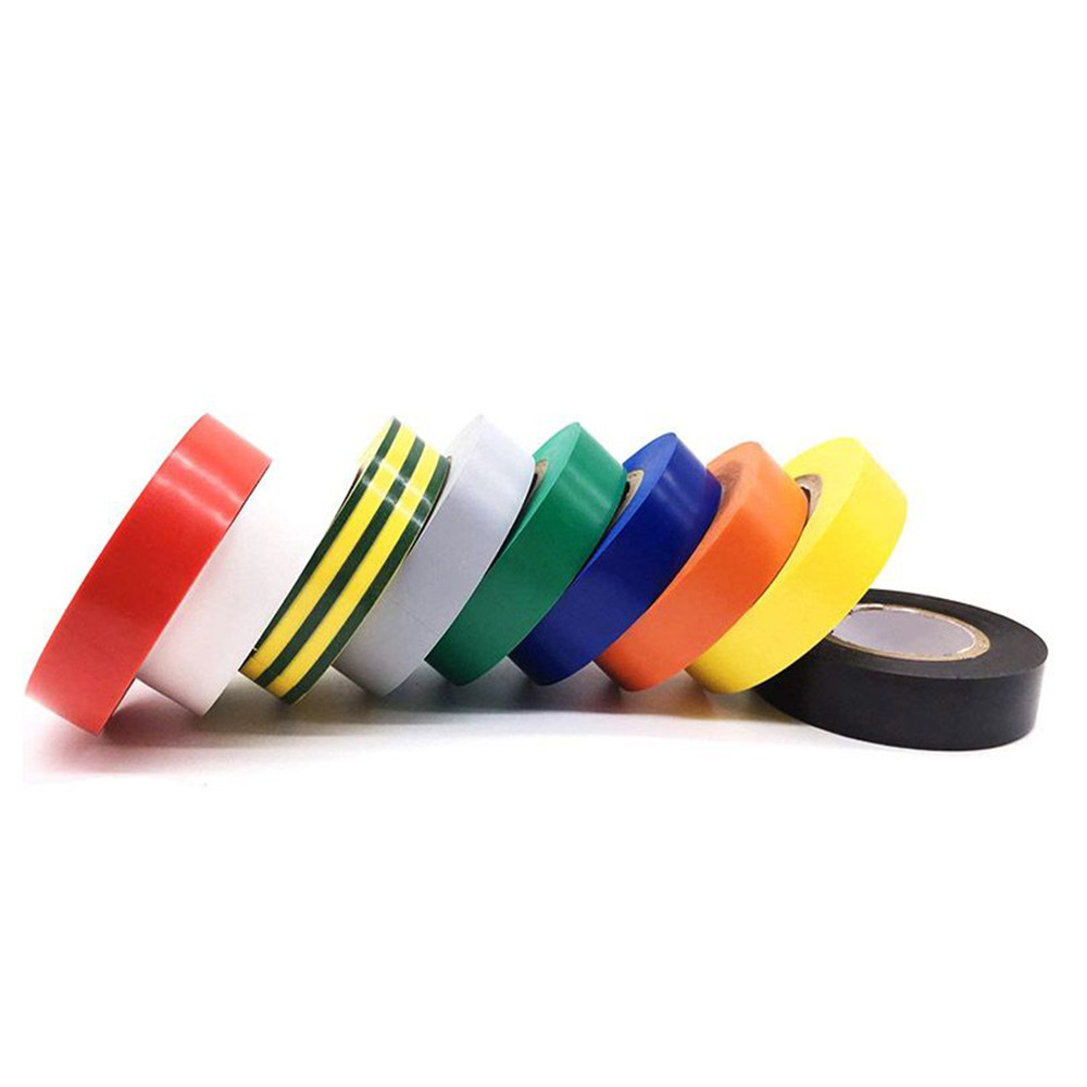 Waterproof Insulation PVC Tape 25mm Yellow Flame Resistant