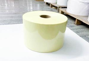 China Self Adhesive Large Sticky Labels , Transparent PET Clear Label Roll wholesale