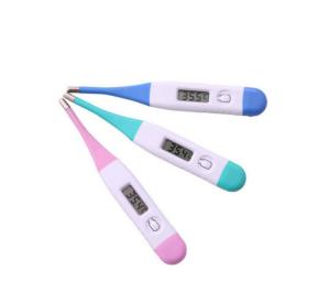 Large Display Digital Portable Thermometer , Feverline Flexible Tip Small Digital Thermometer