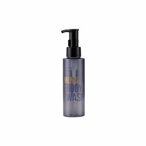 China Black Gery 100ml PET Lotion Bottle For Men Skincare Body Care wholesale