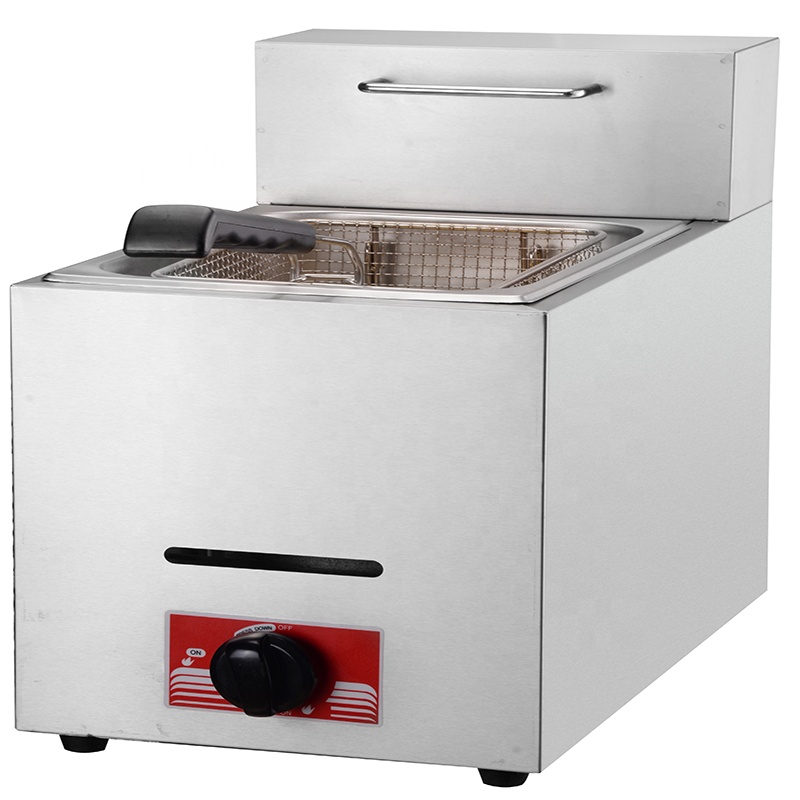Non Stick Gas Deep Fryers for Commercial Hotel Industrial Frying Machine After Service
