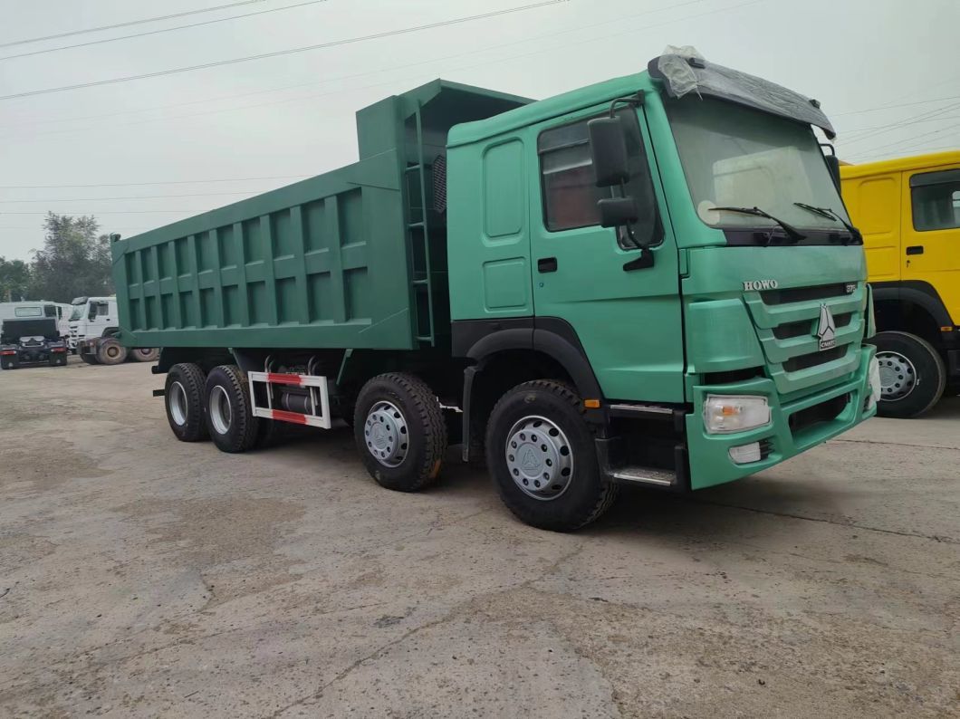 High Horsepower 375HP Sinotruk HOWO 8*4 Dump Truck Secondhand Truck