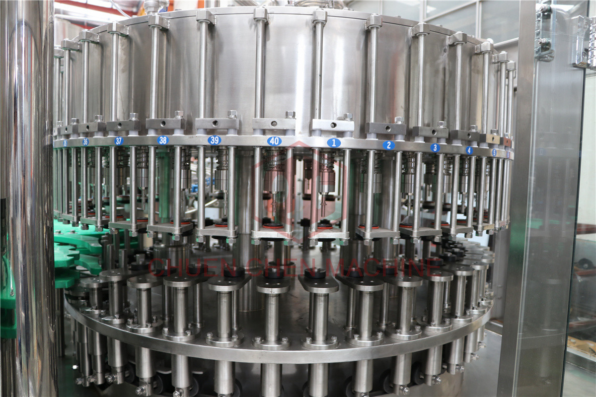 Glass Bottle Juice Filling Line / Fruit Juice Bottling Capping Equipment