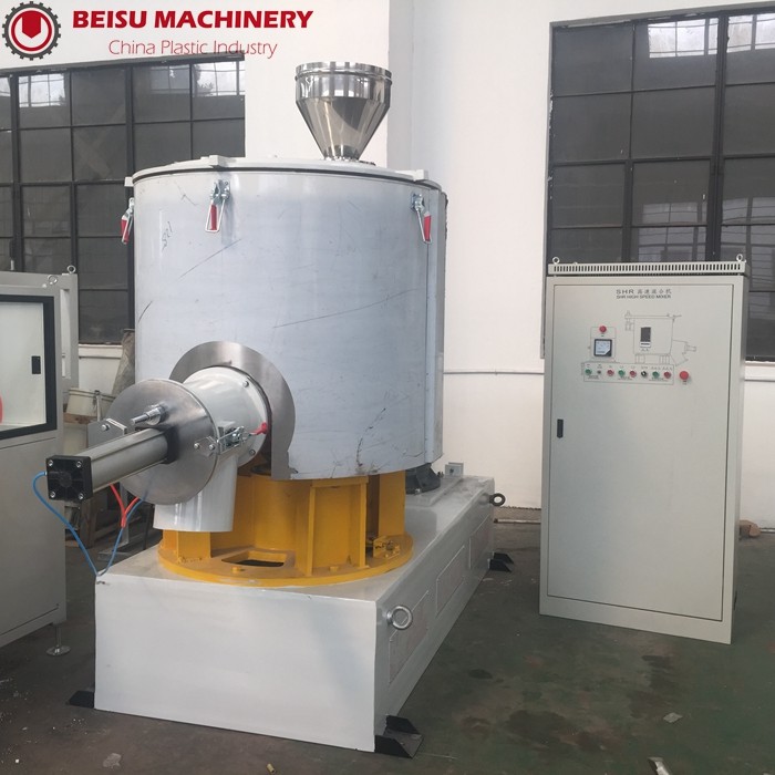 UPVC / CPVC / PVC Powder Industrial Mixer Machine Twin Jacket With Thermal Insulation