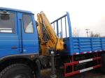 Dongfeng 10 Wheel Truck Mounted Telescopic Crane 10ton With Folded Kunckle