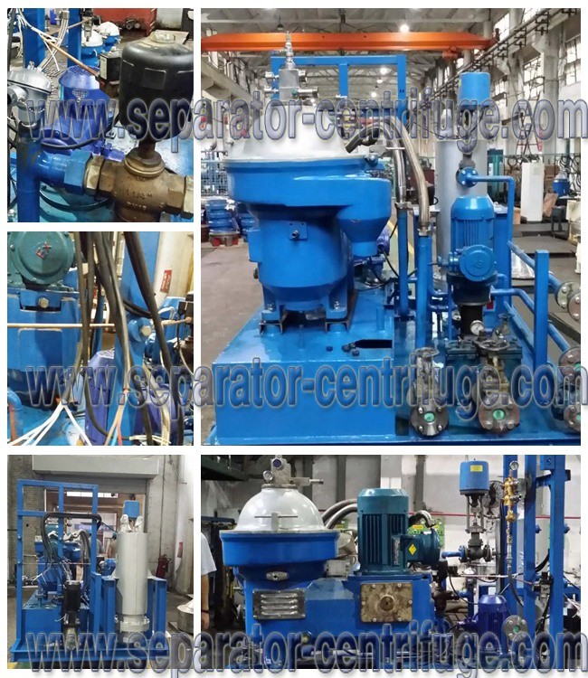 6000 LPH Self Cleaning Disc Stack Centrifuges of Diesel Oil Separator Unit