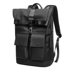 China 1680D Polyester College Sports Waterproof Business Backpack Solid Color wholesale