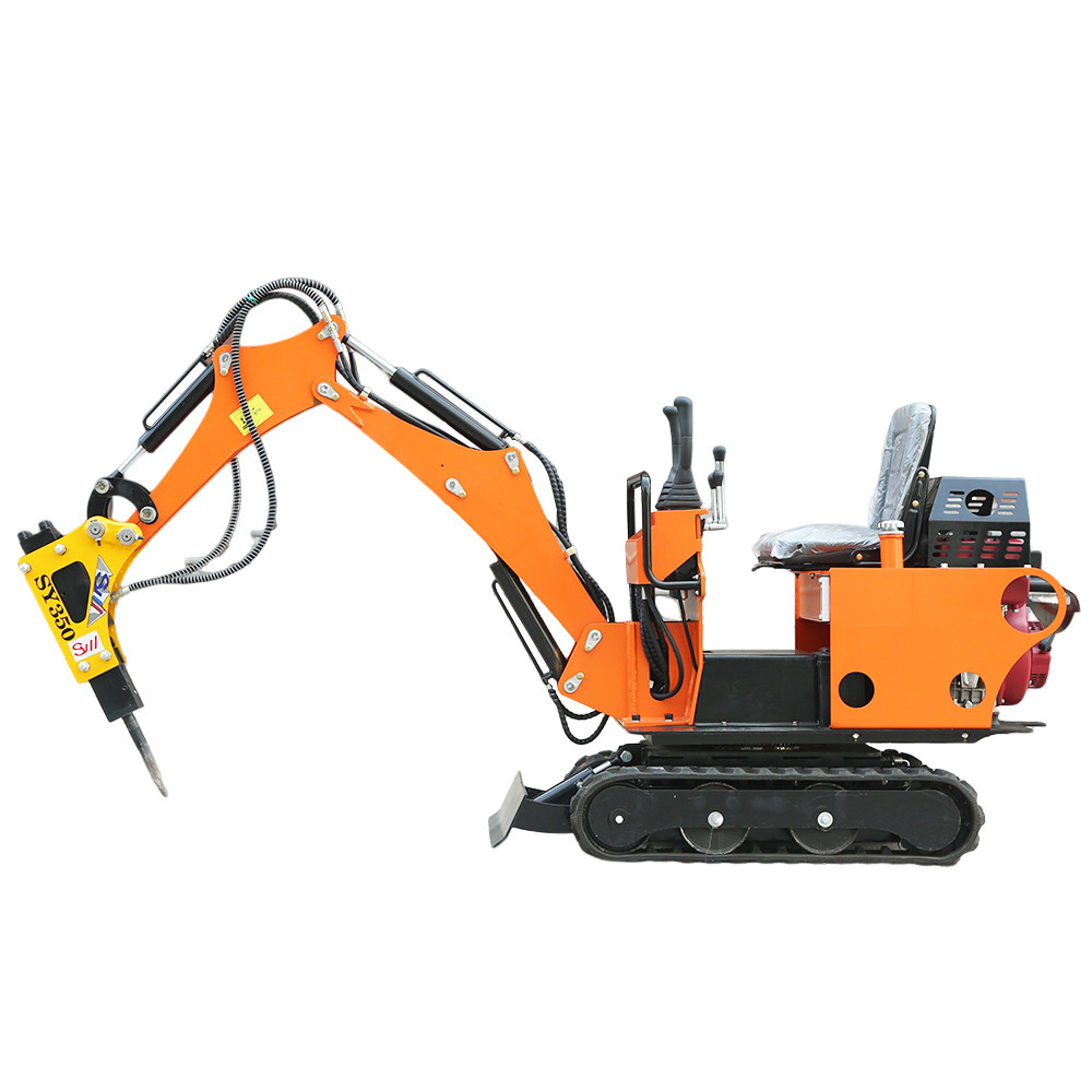 High Fuel Efficiency 0.8 T Crawler Mounted Hydraulic Excavator Mini Garden Digger