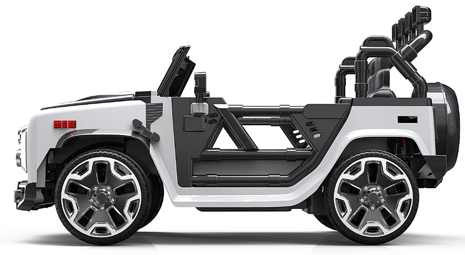 Yellow 24V Two-Seater Children Electric Ride On Cars for Kids in 2022