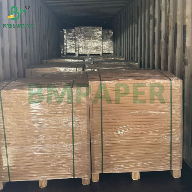 40g Brown Kraft Paper 100% Bamboo Fiber Paper 787 X 1092mm