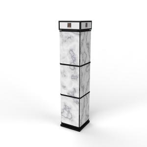 China 4-way Metal Tile Display Racks Retail Showroom Ceramic Floor Tile Display Rack wholesale