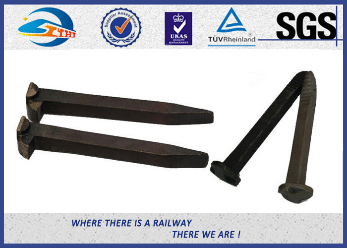Q235 35# 45# Railroad Tie Screw Spike Timber Spike Rail Dog Spike