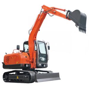 China 6.3 Ton Crawler Road Builder Excavator With 48KW Engine wholesale
