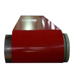 China Color coated steel coil 0.35x1250mm china port / Colorful steel coil ral 3011 wholesale