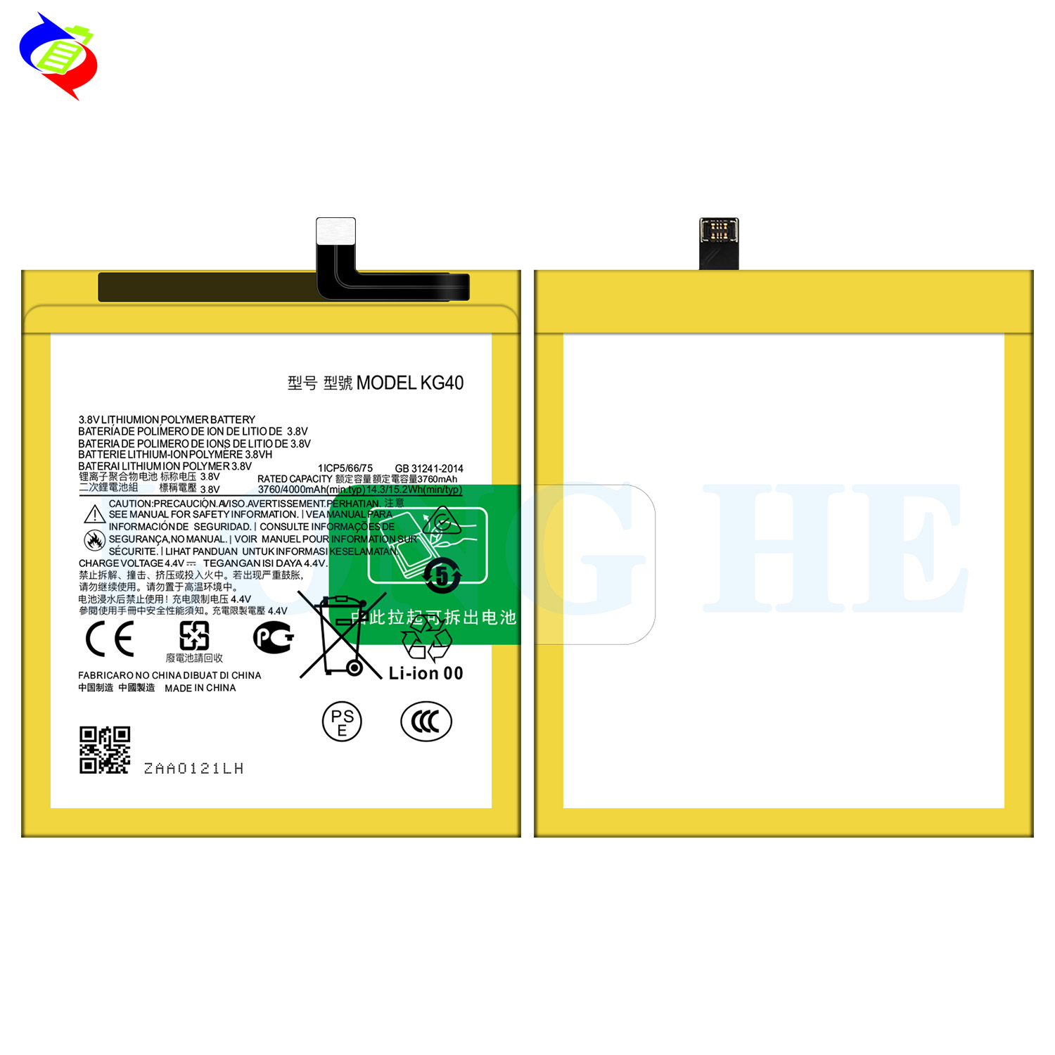 4000mAh KG40 Battery for Moto G8 Play Moto One Macro Dual SIM XT2015 XT2045 Phone Models