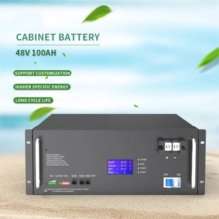 Solar Cabinet Battery High Voltage Lifepo4 Lithium Ion Battery Pack
