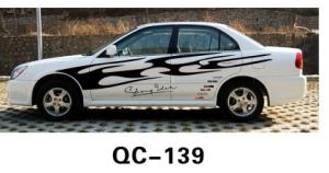 China Water Proof Personalised Custom Car Body Sticker QC-139G wholesale