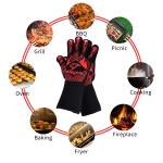 Food Grade Silicone Safety Working Gloves Grill Heat Aid Extreme Heat Resistant