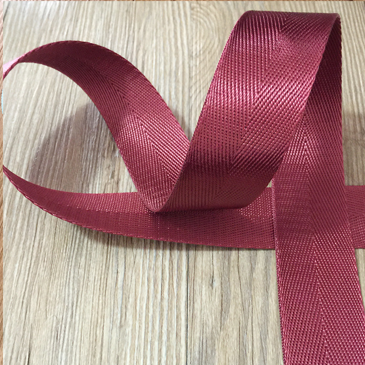 Wholesale colorful 100% Polyester PP polypropylene webbing Military schoolbag belt Woven Bead Pattern PP Webbing