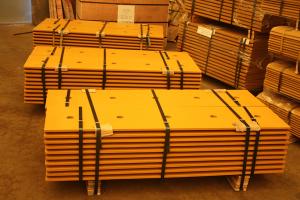 China Wheel Loader Grade Blade 6Y5540 , Double Beveled Cutting Edges wholesale