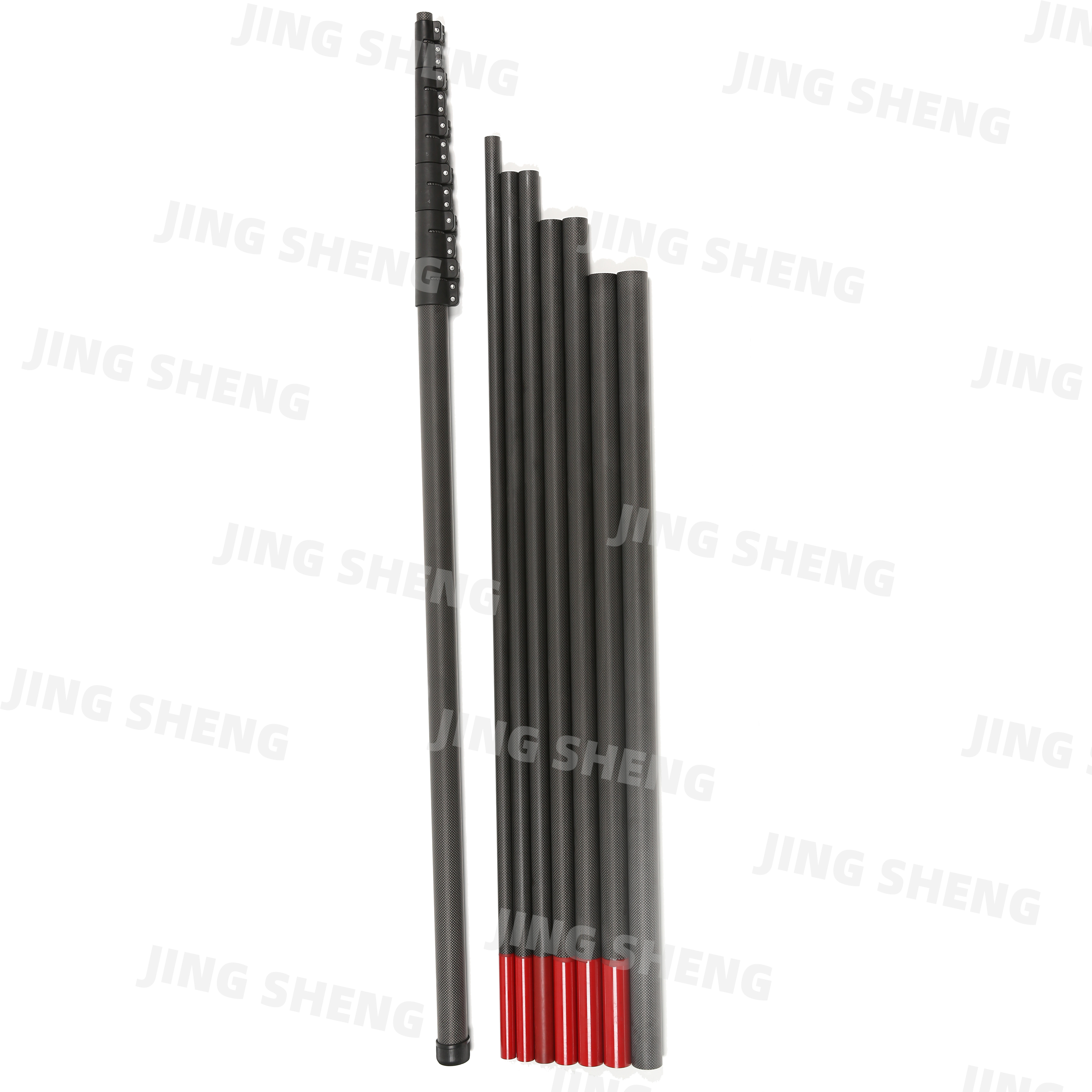 3K Brushed Finish Twill Carbon Fiber Tubing - Lightweight, Durable, Abrasion Resistant, High Performance