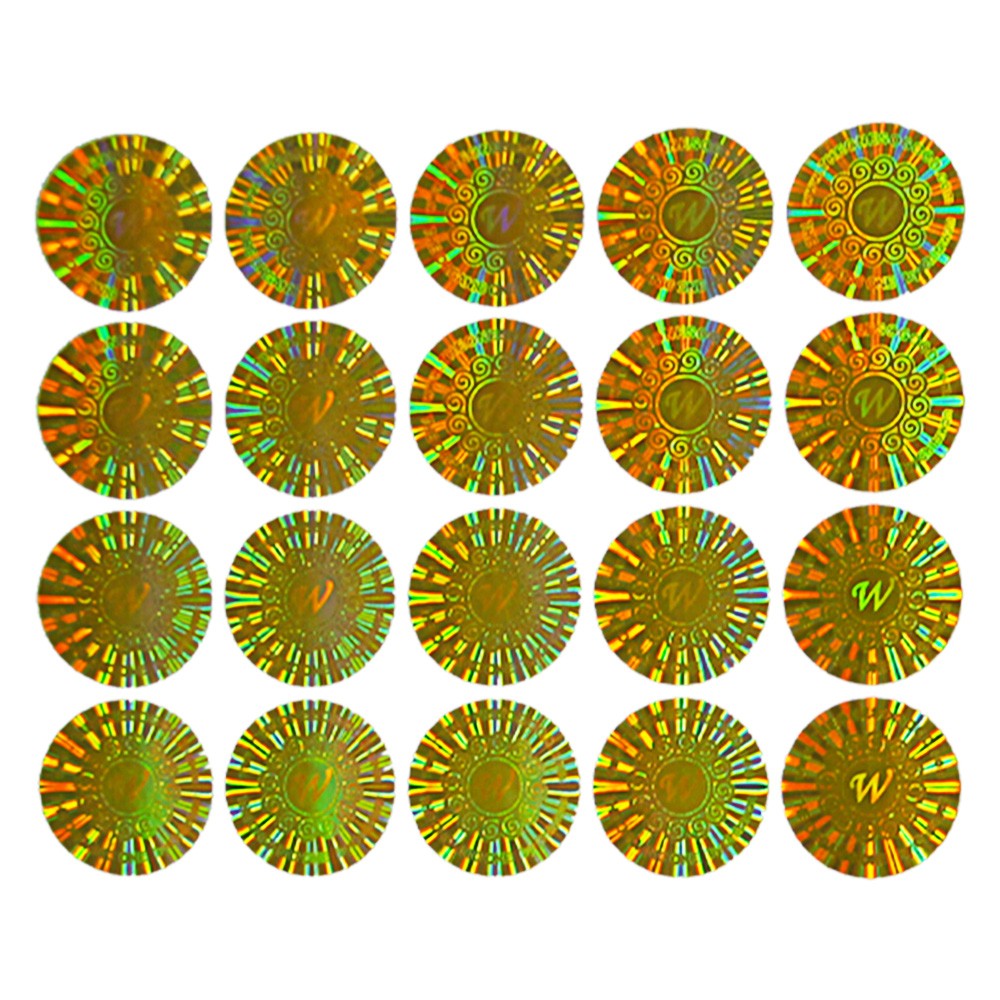 Pely Anti Counterfeit Custom Die Cut Holographic Stickers
