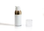 Reusable Foundation Pump Bottle / Facial Care White Airless Pump Bottle